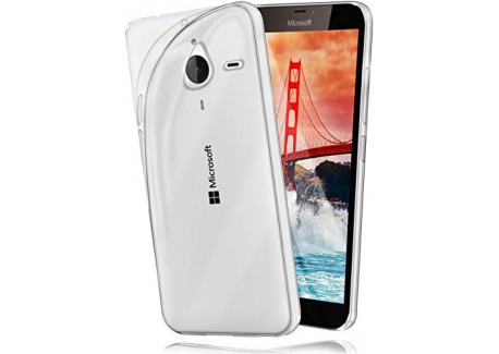 MoEx® Coque Transparente Compatible Microsoft Lumia 640 XL | antidérapante/très Fine, Transparent