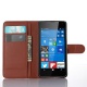 Manyip Coque Microsoft Nokia Lumia 650, Téléphone Coque - PU Cuir Rabat Wallet Housse [Porte-Cartes] Multi-Usage Case Coque p