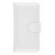 G-Shield Coque pour Microsoft Lumia 535, Étui en Cuir Portefeuille avec Porte-Cartes, Blanc