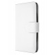 G-Shield Coque pour Microsoft Lumia 535, Étui en Cuir Portefeuille avec Porte-Cartes, Blanc