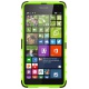 G-Shield Coque pour Microsoft Lumia 535, Housse Étui de Protection avec Support, Vert