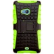 G-Shield Coque pour Microsoft Lumia 535, Housse Étui de Protection avec Support, Vert