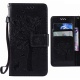 Ougger Coque pour Microsoft Lumia 950 Etui, Feuille Chanceuse Housse PU Cuir Magnétique Silicone Protecteur Flip Pochette Cao