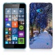 Fubaoda Coque Nokia Microsoft Lumia 640, Belle et Romantique série Paysage Étui TPU Silicone élégant et Sobre pour Nokia Micr