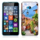 Fubaoda Coque Nokia Microsoft Lumia 640, Belle et Romantique série Paysage Étui TPU Silicone élégant et Sobre pour Nokia Micr