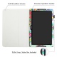 Acer Iconia One 10 B3-A30 Coque,Mama Mouth Slim Folio PU Cuir debout Fonction Housse Coque Étui Couverture pour 10.1" Acer Ic