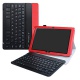 Acer Iconia One 10 B3-A40 Clavier Bluetooth Coque,Détachable Clavier Bluetooth PU Cuir Support Multi Angles Housse Coque Étui