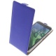 foto-kontor Housse pour Acer Liquid Zest Plus Style Livre Bleu Coque de Protection Portefeuille