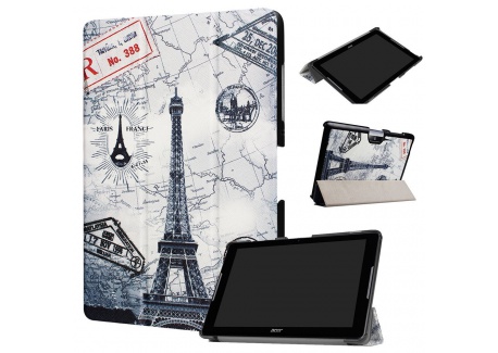 AsWant Coque Samsung Tab A 10.1 Pouces 2019 Housse Arbre En Relief Etui Cuir PU Portefeuille