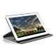 kwmobile Étui Compatible avec Acer Iconia Tab 10  A3-A20  - Étui à Rabat 360° avec Support et Élastique en Simili Cuir noir