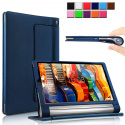 Infiland Étui Housse Compatible ave Yoga Tab, PU Cuir Haute Qualité stand Folio Coque Case Pour Lenovo Yoga Tab 3 10 Pro / Yo