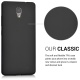 kwmobile Coque Lenovo P2 - Coque pour Lenovo P2 - Housse de téléphone en Silicone Noir Mat