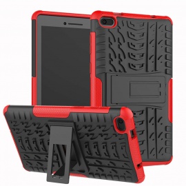 xinyunew Coque Lenovo Tab E7 7.0, 360 Degres Protection Bumper + Protection en Verre Trempé Silicone Back Cover Skin Cases Ho