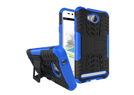 pinlu® Coque pour Lenovo K5 / K5 Plus  5 Pouce  Smartphone Double Couche Rugged 2 en 1 Hybride Armour Case TPU + PC Back Cove