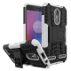 pinlu® Coque pour Lenovo K5 / K5 Plus  5 Pouce  Smartphone Double Couche Rugged 2 en 1 Hybride Armour Case TPU + PC Back Cove