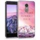 kwmobile Coque Lenovo K6 - Coque pour Lenovo K6 - Housse de téléphone en Silicone doré-Transparent