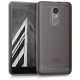 kwmobile Coque Lenovo K6 - Coque pour Lenovo K6 - Housse de téléphone en Silicone doré-Transparent