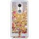 Uposao Lenovo K6 Coque Luxe en Glitter,Liquide Paillettes Amour Motif Transparente Clear View Strass Brillante Ultra-Mince Si