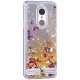 Uposao Lenovo K6 Coque Luxe en Glitter,Liquide Paillettes Amour Motif Transparente Clear View Strass Brillante Ultra-Mince Si