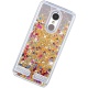 Uposao Lenovo K6 Coque Luxe en Glitter,Liquide Paillettes Amour Motif Transparente Clear View Strass Brillante Ultra-Mince Si