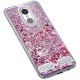 Uposao Lenovo K6 Coque Luxe en Glitter,Liquide Paillettes Amour Motif Transparente Clear View Strass Brillante Ultra-Mince Si