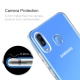Younme Coque Samsung Galaxy A40 Silicone Transparente, [Lot de 2] Verre trempé écran Protecteur + Souple TPU Étui Protection 