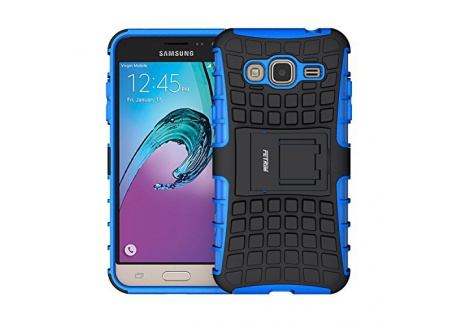 Coque Galaxy J3  2016 , Fetrim Armor Support Protection Étui,anti chocs Bumper Étui Hybride protection Housse Cover pour Sams