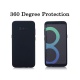 Coque Samsung S8 et Protection décran, Luckydeer [ 360 Degrés ] Noir Case
