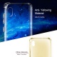 AROYI Coque Samsung Galaxy A10, Transparent Silicone Souple TPU Étui Ultra Mince Absorption de Choc Téléphone Housse pour Sam