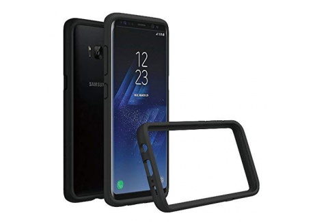 Samsung Galaxy S8 Coque Bumper [CrashGuard par RhinoShied] Absorption des Chocs Housse Fine et Design - Compatible Recharge I