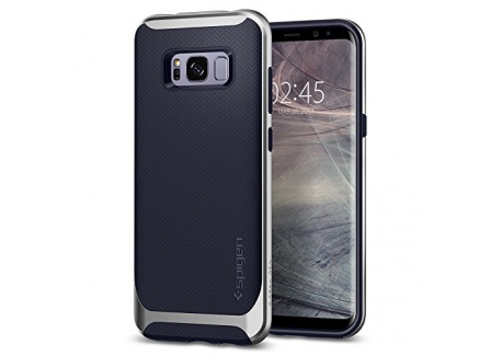Spigen Coque Galaxy S8, Coque S8 [Neo Hybrid] Premium Bumper [Gunmetal] Bumper Style Premium Coque Slim Fit Dual Layer Protec