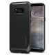 Spigen Coque Galaxy S8, Coque S8 [Neo Hybrid] Premium Bumper [Gunmetal] Bumper Style Premium Coque Slim Fit Dual Layer Protec