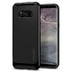 Spigen Coque Galaxy S8, Coque S8 [Neo Hybrid] Premium Bumper [Gunmetal] Bumper Style Premium Coque Slim Fit Dual Layer Protec