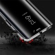 Coque Samsung Galaxy S9 PC Miroir Etui Flip 360° Protection Intégrale Etanche Ultra Mince Anti-Rayures Anti-Choc Housse Clair