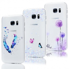 Lot de 3 KASOS Coque pour Samsung Galaxy S7, Housse Case Bumper Étui Coque de Protection en TPU Souple de Couleur Silicone Ex