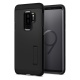 Spigen Coque Galaxy S9 Plus, [Tough Armor] Double Protection, Air Cushion [Noir] Contours Renforces, Coque Etui pour Samsung 