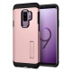 Spigen Coque Galaxy S9 Plus, [Tough Armor] Double Protection, Air Cushion [Noir] Contours Renforces, Coque Etui pour Samsung 