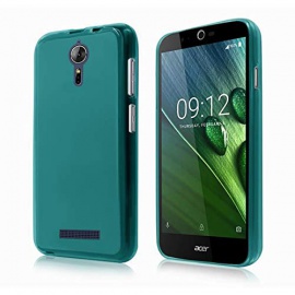 Acer Liquid Zest Plus 4G - Coque Protection arrière clipsable turquoise clair smartphone - Accessoires pochette XEPTIO : Exce