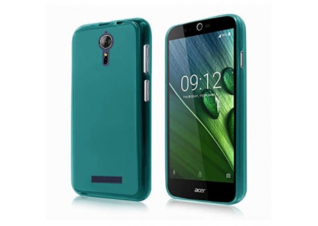 Acer Liquid Zest Plus 4G - Coque Protection arrière clipsable turquoise clair smartphone - Accessoires pochette XEPTIO : Exce