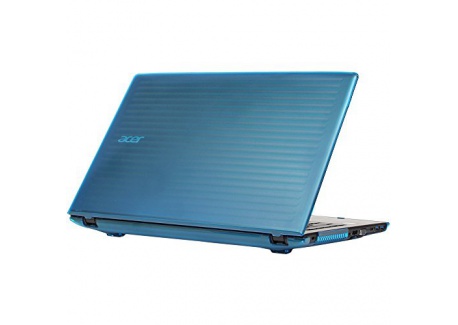 mCover Bleu Coque pour Seulement pour 15,6" Acer Aspire E 15 E5-575 / E5-575G série Windows Ordinateur Portable