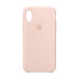 Apple Coque en Silicone  pour iPhone XS  - Rose des Sables