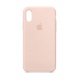 Apple Coque en Silicone  pour iPhone XS  - Rose des Sables