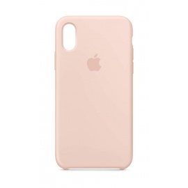 Apple Coque en Silicone  pour iPhone XS  - Rose des Sables