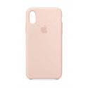 Apple Coque en Silicone  pour iPhone XS  - Rose des Sables