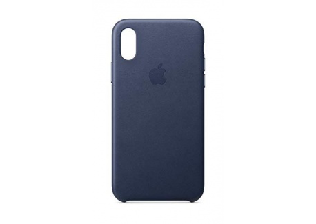 Apple Coque en Cuir  pour iPhone XS  - Noir