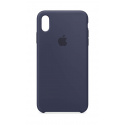 Apple Coque en Silicone  pour iPhone XS Max  - Bleu Nuit