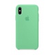 Apple Coque en Silicone  pour iPhone XS  - Menthe Verte