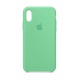 Apple Coque en Silicone  pour iPhone XS  - Menthe Verte