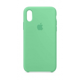Apple Coque en Silicone  pour iPhone XS  - Menthe Verte