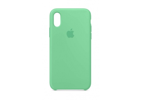 Apple Coque en Silicone  pour iPhone XS  - Menthe Verte